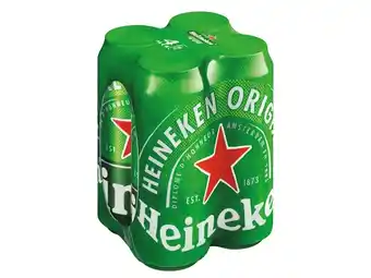Lidl Heineken premium lager lidl 0.50 liter 4 dose Angebot