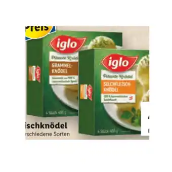 Lidl Iglo fleischknödel versch. sorten lidl 400 gramm 1 packung Angebot