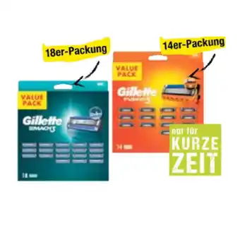 Maximarkt Gillette mach3 klingen oder fusion5 klingen maximarkt 1 packung Angebot