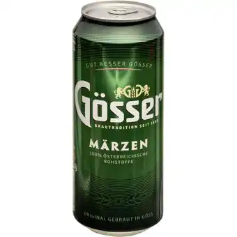 Metro Gösser märzen, naturgold, naturradler od. naturradler 0,0, preisangabe ohne mwst. (preis inkl. mwst. 0,83 €), metro 0.50 lite Angebot
