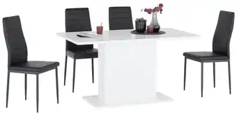 Möbelix Tischgruppe 2647007501 + 1634010501 möbelix 5 stück 1 set Angebot