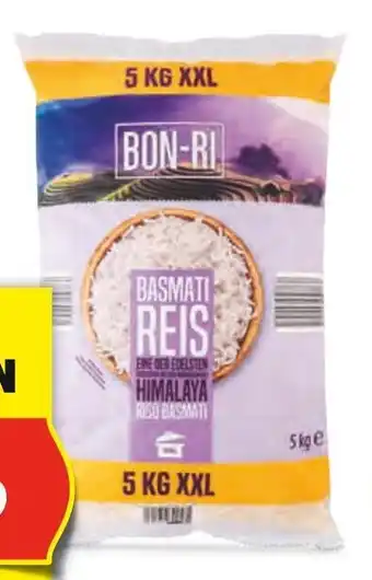 Hofer BON-RI XXL BASMATI- REIS 5 kg Angebot