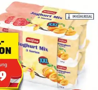 Hofer MILFINA XXL JOGHURT MIX Angebot