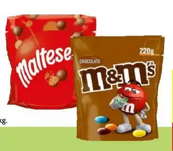 Nah&Frisch M&M's 220 g oder Maltesers 175 g-Pkg. Angebot