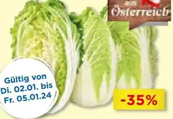 Unimarkt Chinakohl Angebot
