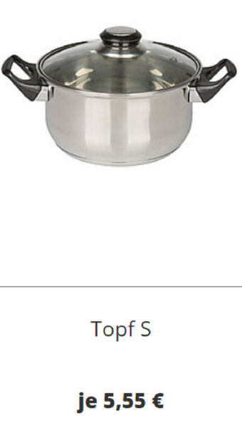 TEDi Topf S Angebot