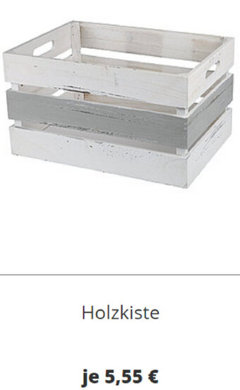 TEDi Holzkiste Angebot