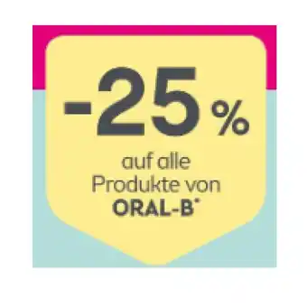 Bipa 25% auf alle produkte von oral-b bipa Angebot