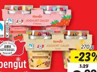Lidl Alpengut Joghurtgaudi Angebot