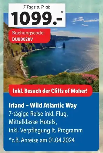 Lidl Irland - Wild Atlantic Way Angebot