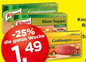 Unimarkt Knorr Goldaugen Rind-, Gemüse- oder Klare Suppe Suppen- würfel Angebot