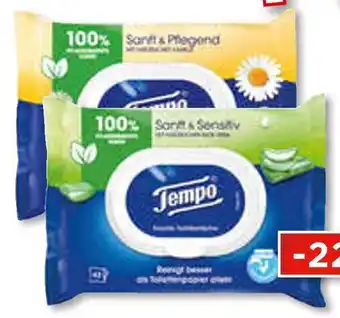 Unimarkt Tempo feuchtes Toilettenpapier Angebot