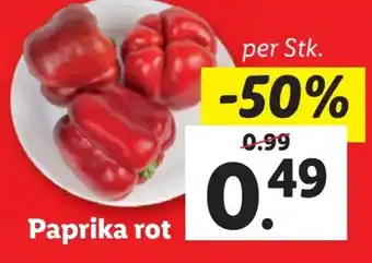 Lidl Paprika rot Angebot