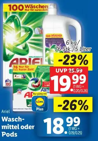 Lidl Ariel Angebot