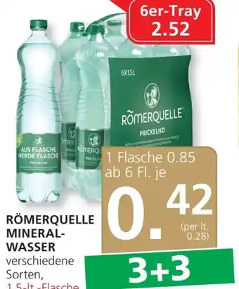 SPAR Gourmet Mineralwasser Angebot