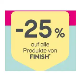 Bipa 25% auf alle produkte von finish bipa Angebot