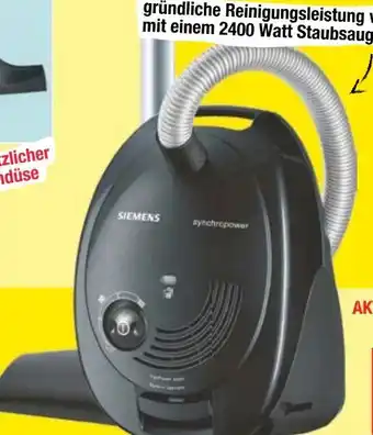 Maximarkt Staubsauger synchropower vs06v212 Angebot