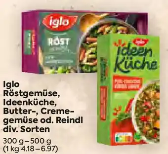 Billa Röstgemüse, Ideenküche, Butter-, Creme-gemüse od. Reindl Angebot