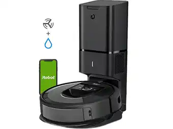 Media Markt Irobot roomba combo i8+ (i8578) saug- und wischroboter inkl. clean base station (schwarz, laufzeit: bis zu 75 minuten) Angebot