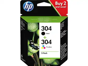 Media Markt Hp tintenpatronen 2er pack 304, schwarz/farbig (3jb05ae) Angebot