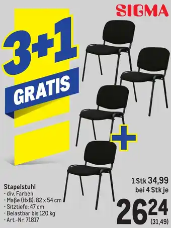 Metro Stapelstuhl Angebot