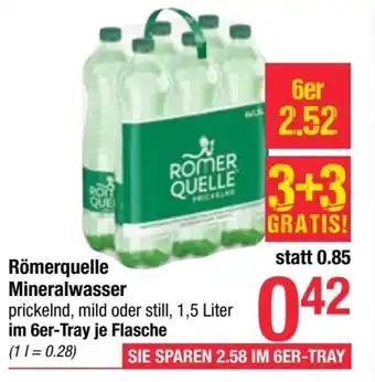 Maximarkt Römerquelle Mineralwasser Angebot