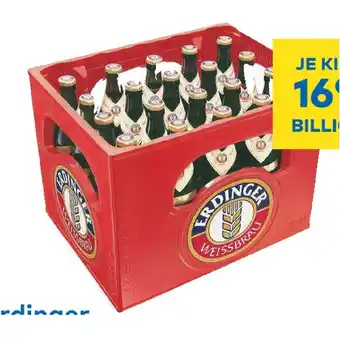 T&G Erdinger weissbier feine hefe oder alkoholfrei t&g 0.50 liter 1 kiste Angebot