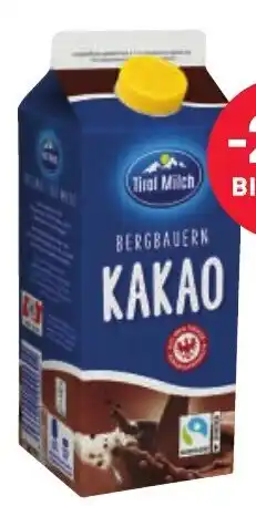 MPreis Bergbauern Kakao Angebot