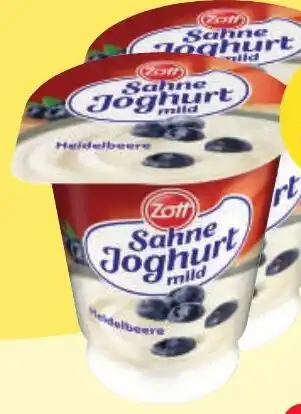MPreis Zott Sahnejoghurt Angebot