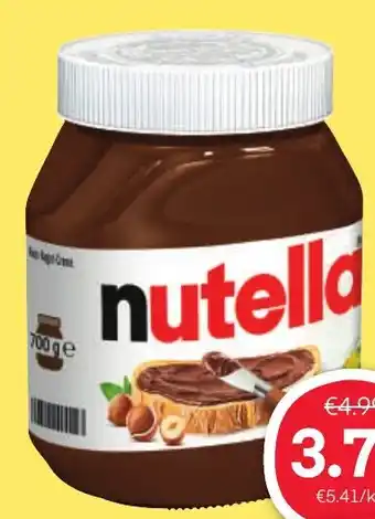 MPreis Nutella, 700 g Angebot