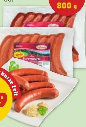 PENNY SCHIRNHOFER KÄSEKRAINER*, BURENWURST* od. BRATWÜRSTEL Angebot