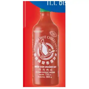 Lidl Flying goose brand sriracha hot chili sauce lidl 730 milliliter 1 flasche Angebot