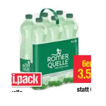 Maximarkt Römerquelle mineralwasser div. sorten maximarkt 1.50 liter 1 flasche Angebot