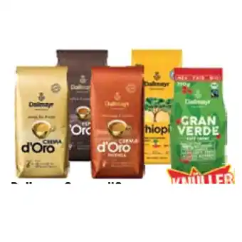 Maximarkt Dallmayr crema d'oro, intensa, selektion, espresso d'oro oder kaffee ethiopia oder bio-gran verde cafe creme maximarkt 1 pack Angebot