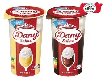 Lidl Danone dany sahne div. sorten lidl 190 gramm 1 packung Angebot