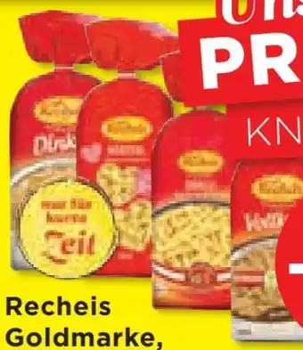 Unimarkt Goldmarke teigwaren Angebot