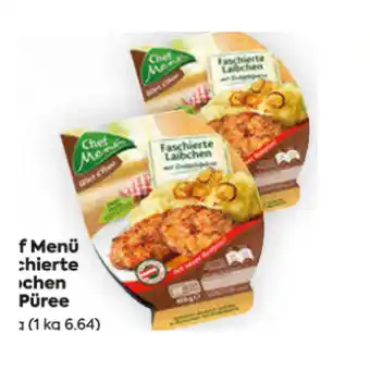 Billa Chef menü faschierte laibchen mit püree billa 450 gramm 1 packung Angebot