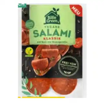 Billa Billie green vegane salami klassik billa 70 gramm 1 packung Angebot