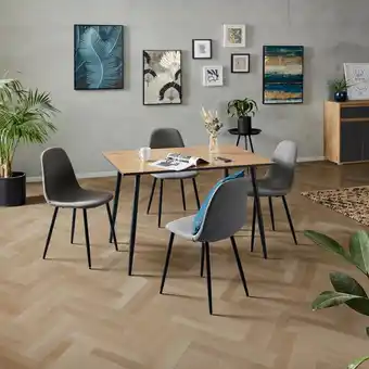 Möbelix Tischgruppe 0055011001 + 2328001501 möbelix 5 stück 1 set Angebot