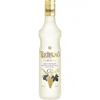 Metro Tekirdag raki gold series, preisangabe ohne mwst. (preis inkl. mwst. 20,39 €), metro 0.70 liter 1 flasche Angebot