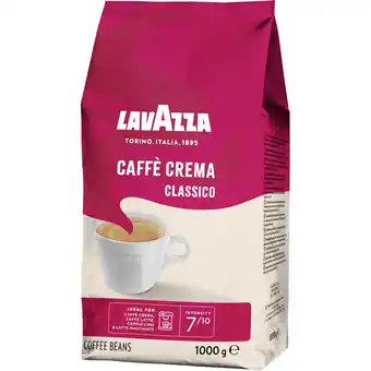 Metro Lavazza caffè crema classico bohne, preisangabe ohne mwst. (preis inkl. mwst. 11,99 €), metro 1 kilogramm 1 packung Angebot