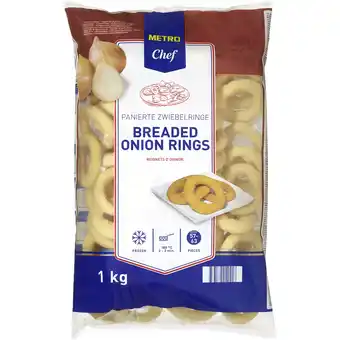 Metro Metro chef onion rings, preisangabe ohne mwst. (preis inkl. mwst. 4,36 €), metro 1 kilogramm 1 packung Angebot