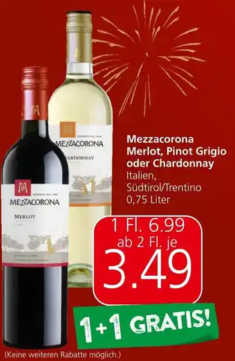 Spar Mezzacorona Merlot, Pinot Grigio oder Chardonnay Angebot