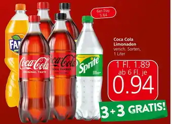 Spar Coca Cola Limonaden Angebot