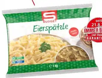 Spar S-BUDGET Eierspätzle Angebot