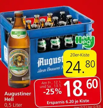 Spar Augustiner Hell Angebot