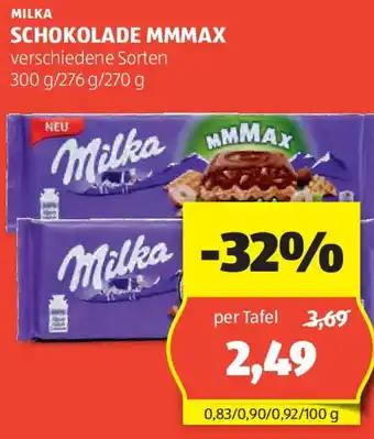 Hofer SCHOKOLADE MMMAX Angebot