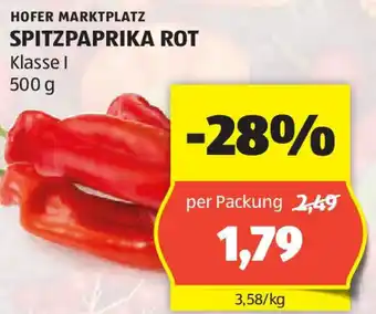 Hofer SPITZPAPRIKA ROT Angebot