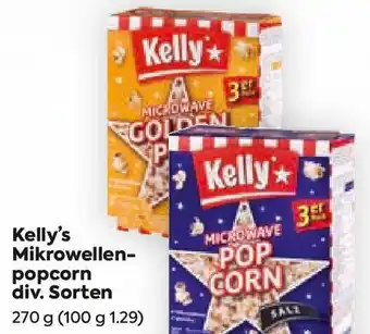 Billa Kelly's Mikrowellen- popcorn Angebot