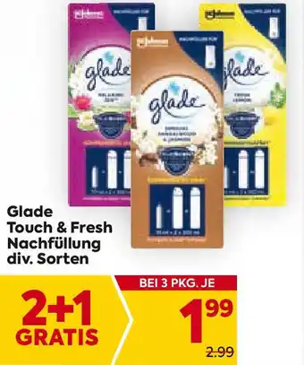 Billa Glade Touch & Fresh Nachfüllung Angebot